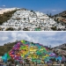 Pintar el mundo de colores brillantes: la transformación milagrosa de la gris de los edificios en obras de arte a través del graffiti Pintar el mundo de colores brillantes: la transformación milagrosa de la gris de los edificios en obras de arte a través del graffiti