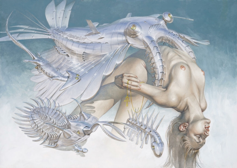Pinup and cyberpunk master Hajime Sorayama's sexy robots