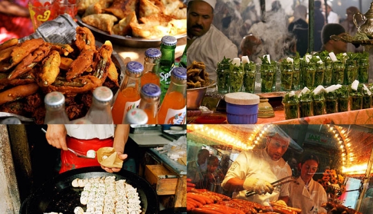 Popular street food in different countries Popular street food in different countries
