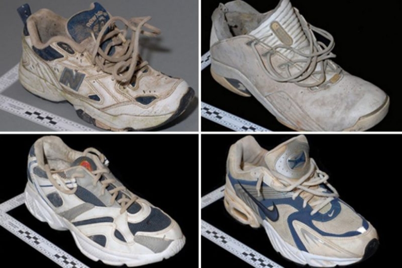 ¿Por qué en la playa en Canadá a encontrar zapatillas de deporte con cortó los pies ¿Por qué en la playa en Canadá a encontrar zapatillas de deporte con cortó los pies