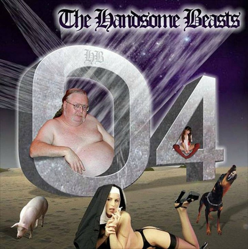 Portadas hilarantes de discos retro occidentales