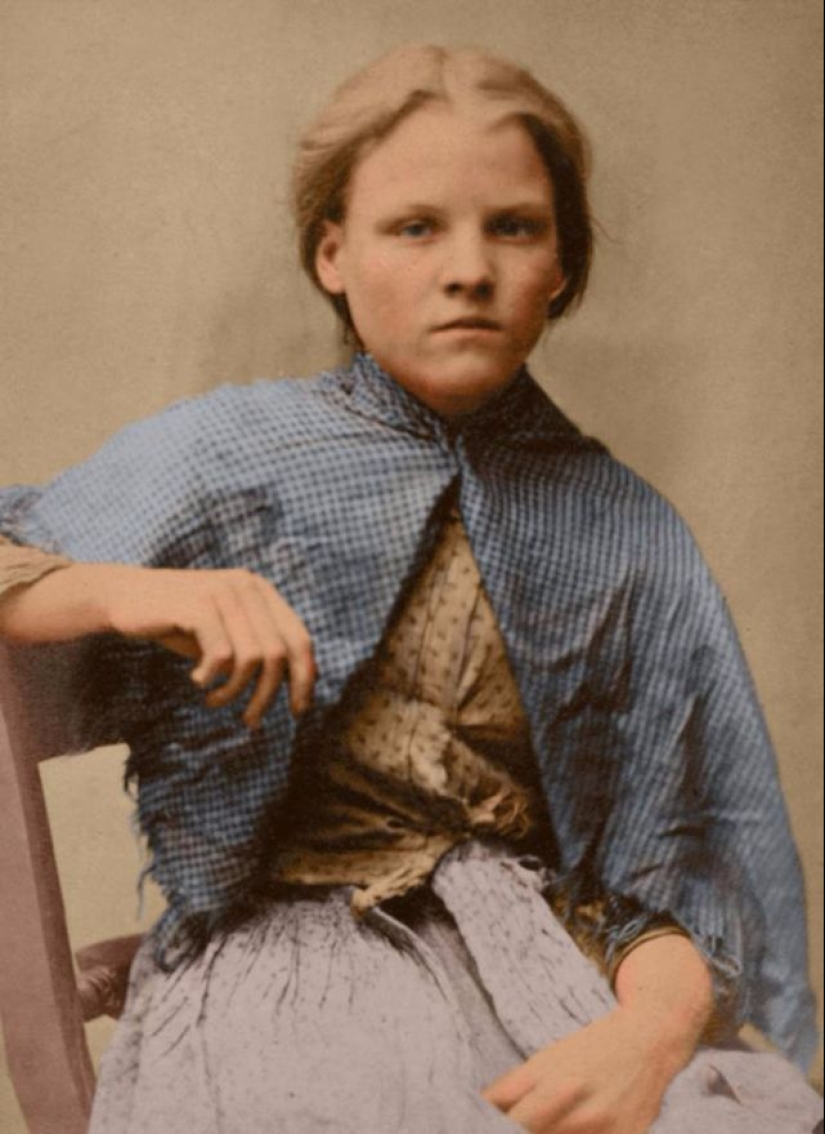 Portraits of children of the XIX century, sentenced to hard labor and prison for petty theft Portraits of children of the XIX century, sentenced to hard labor and prison for petty theft