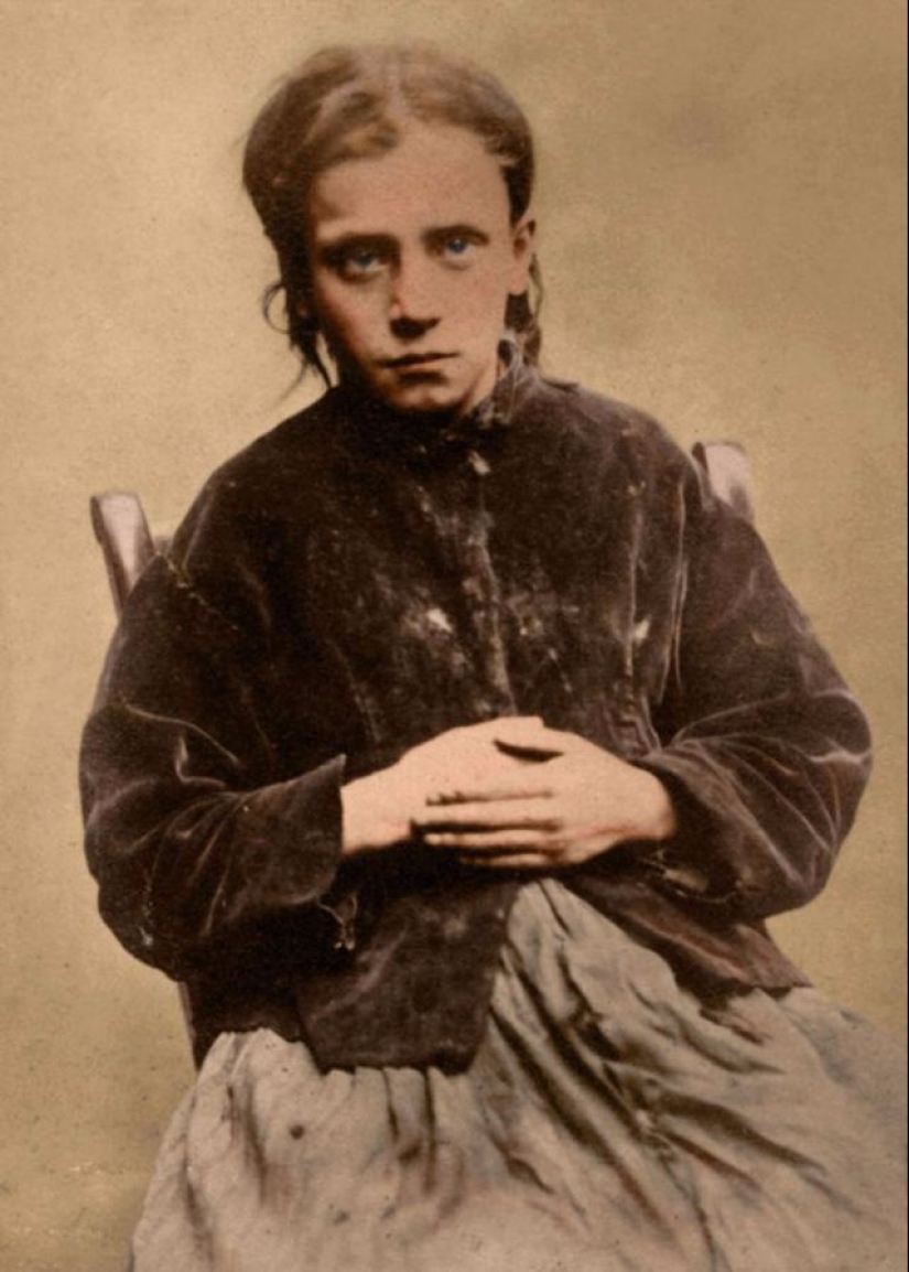 Portraits of children of the XIX century, sentenced to hard labor and prison for petty theft Portraits of children of the XIX century, sentenced to hard labor and prison for petty theft