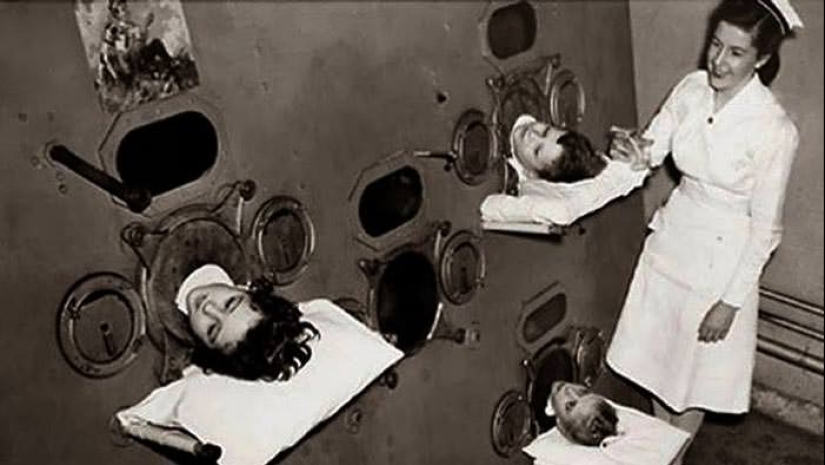 Prisoners of the "Iron lung": how to rescue victims of polio, have forgotten how to breathe
