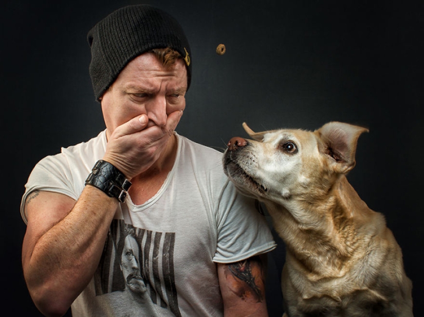 Quieres un delicioso y no raskoryachishsya: divertido perros coger los alimentos