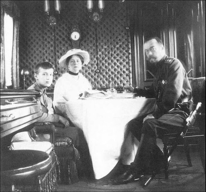 Raras fotos del tren imperial en el que Nicolás II vivió y viajó