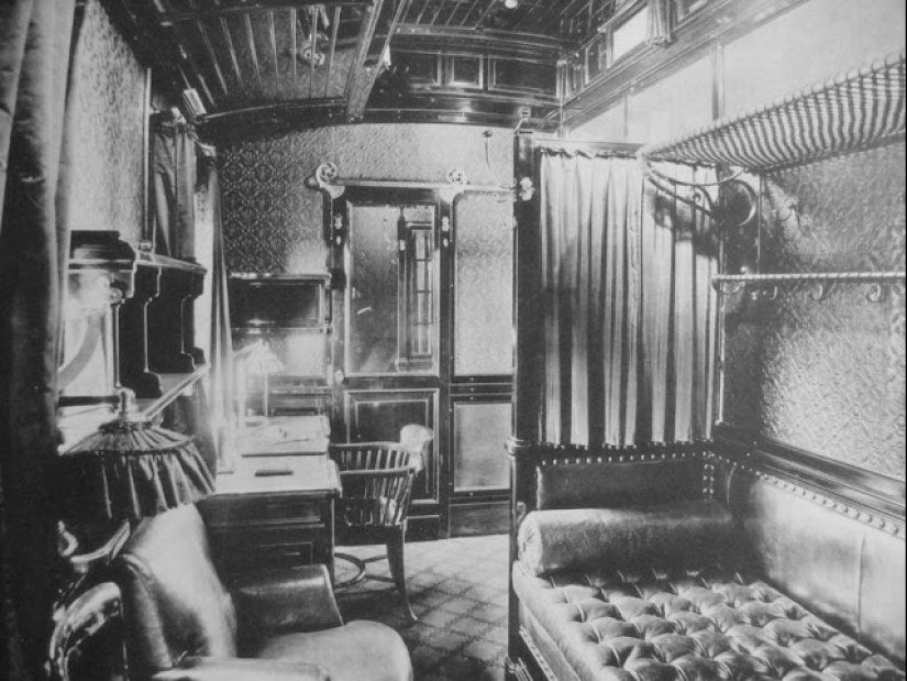 Raras fotos del tren imperial en el que Nicolás II vivió y viajó
