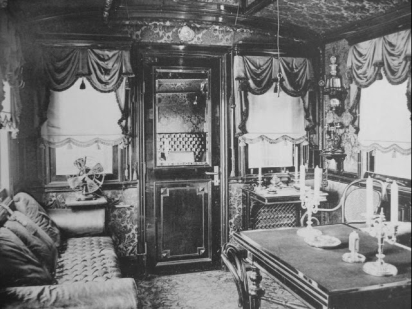 Raras fotos del tren imperial en el que Nicolás II vivió y viajó