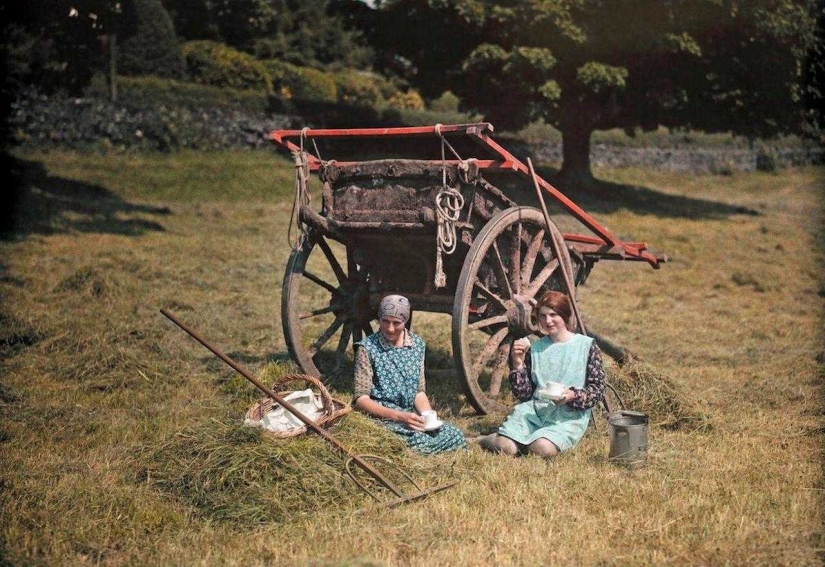 Rare color photographs of England, 1928