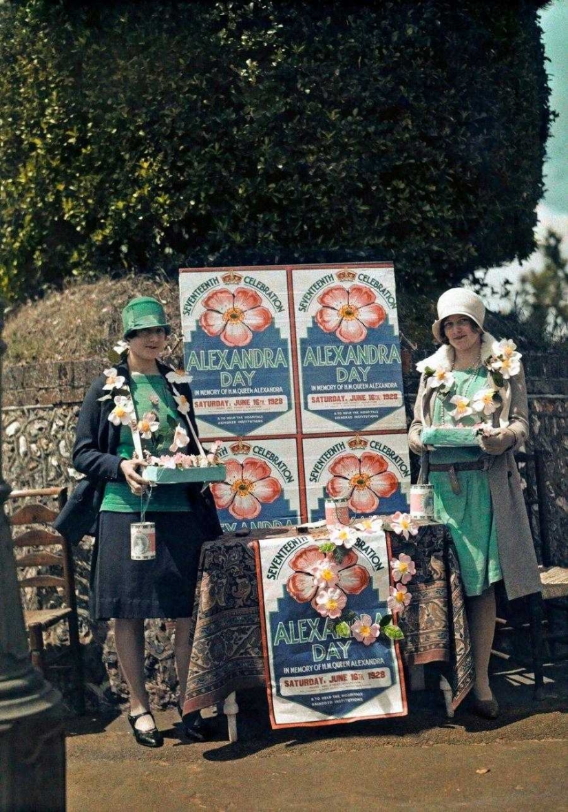 Rare color photographs of England, 1928