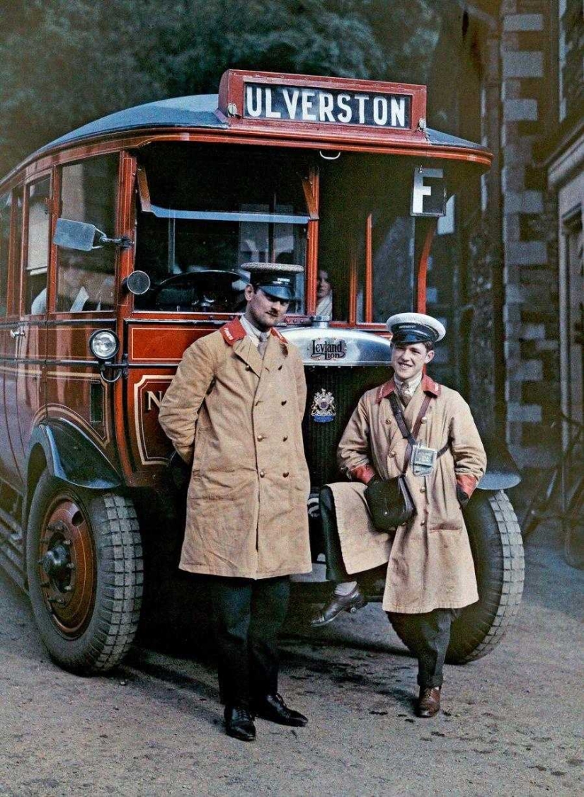 Rare color photographs of England, 1928