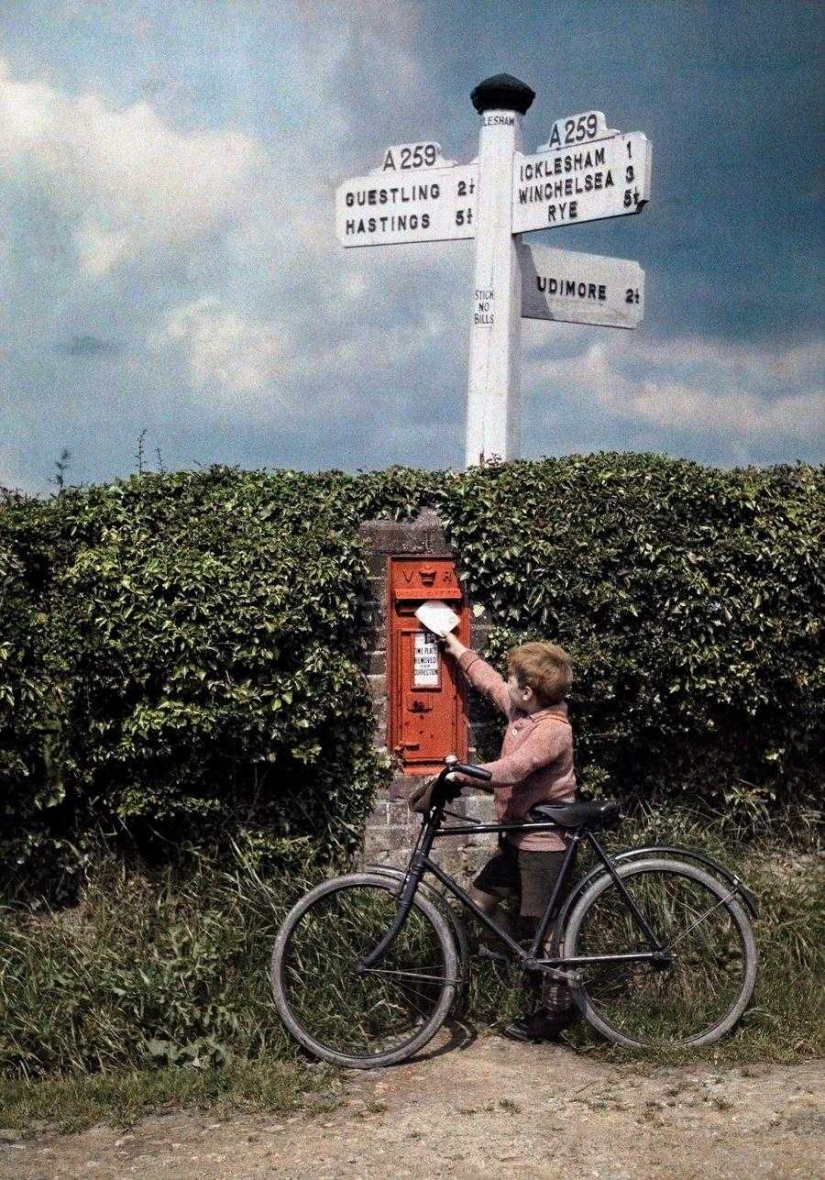 Rare color photographs of England, 1928