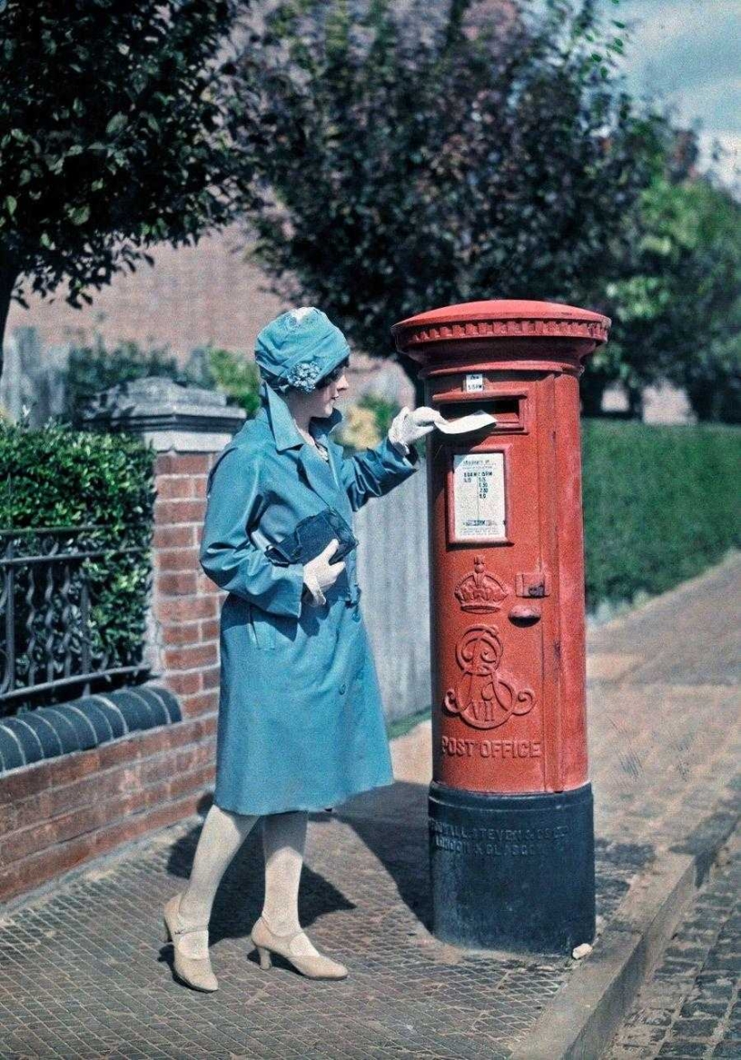 Rare color photographs of England, 1928