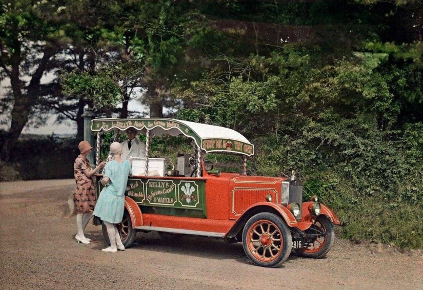 Rare color photographs of England, 1928