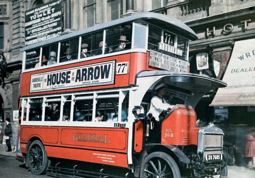Rare color photographs of England, 1928