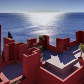 Residential Complex "Red Wall" - Crazy House from "The Squid Game"