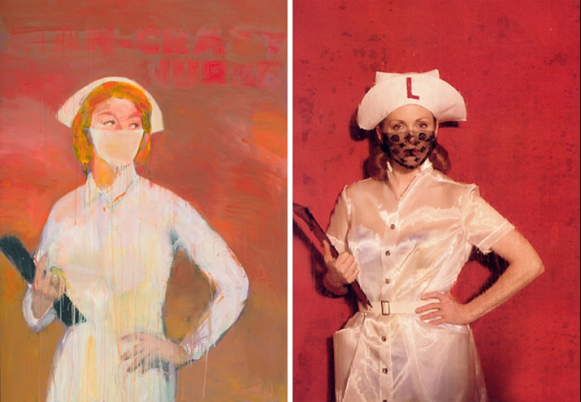 Retratos de damas: Julianne Moore en interpretaciones de moda de grandes pinturas
