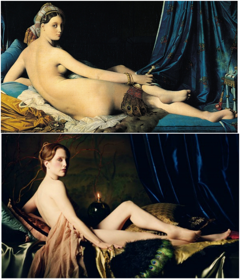 Retratos de damas: Julianne Moore en interpretaciones de moda de grandes pinturas