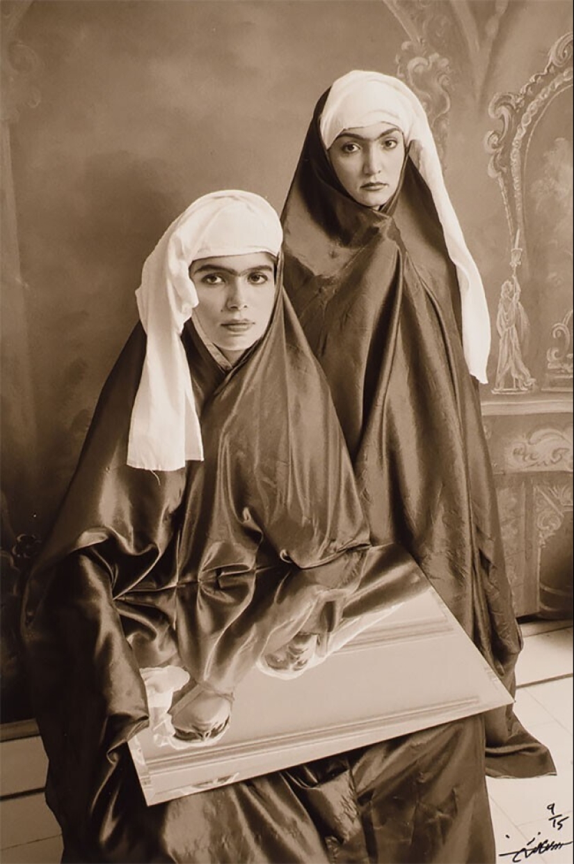 Retratos fotográficos de bellezas iraníes al estilo del siglo XIX Retratos fotográficos de bellezas iraníes al estilo del siglo XIX