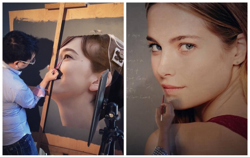 Retratos hiperrealistas del artista japonés Hiro Kitayama