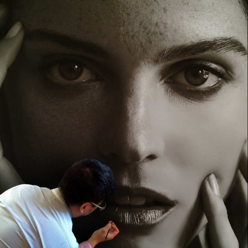 Retratos hiperrealistas del artista japonés Hiro Kitayama