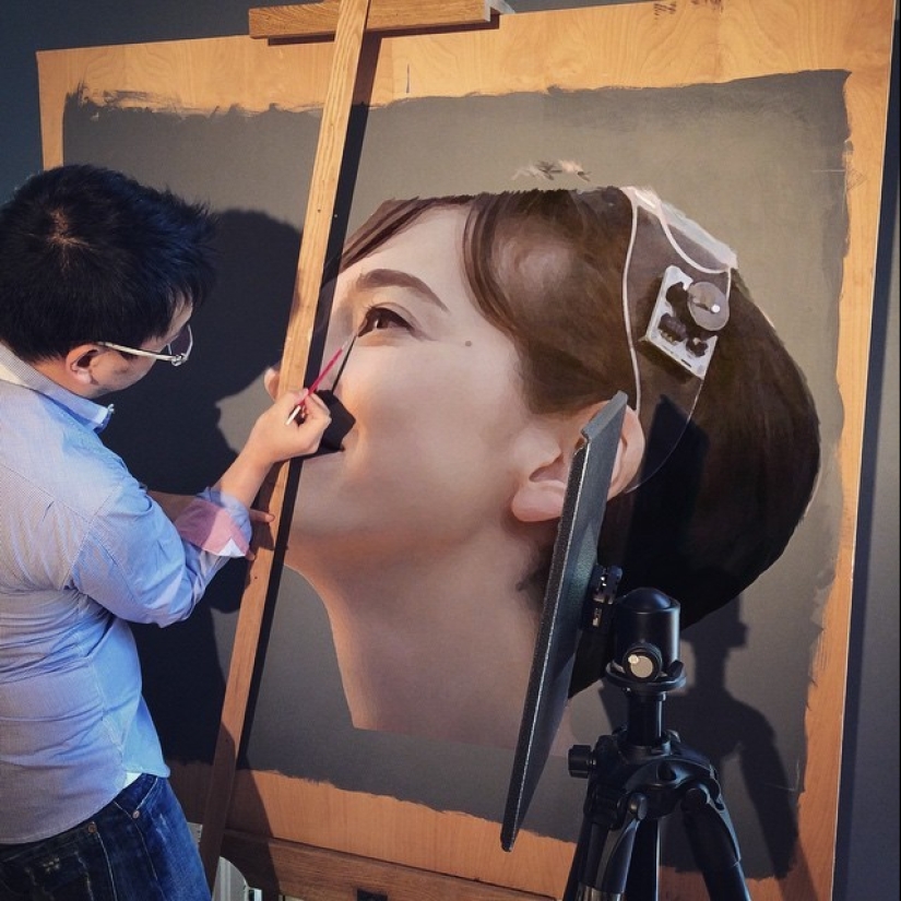 Retratos hiperrealistas del artista japonés Hiro Kitayama