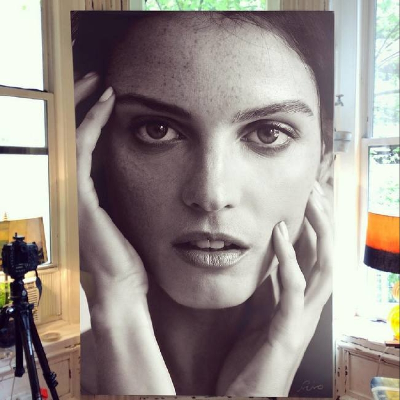 Retratos hiperrealistas del artista japonés Hiro Kitayama