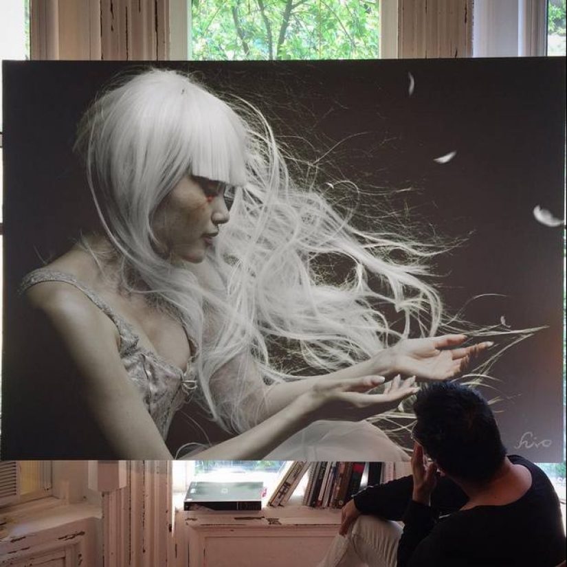 Retratos hiperrealistas del artista japonés Hiro Kitayama