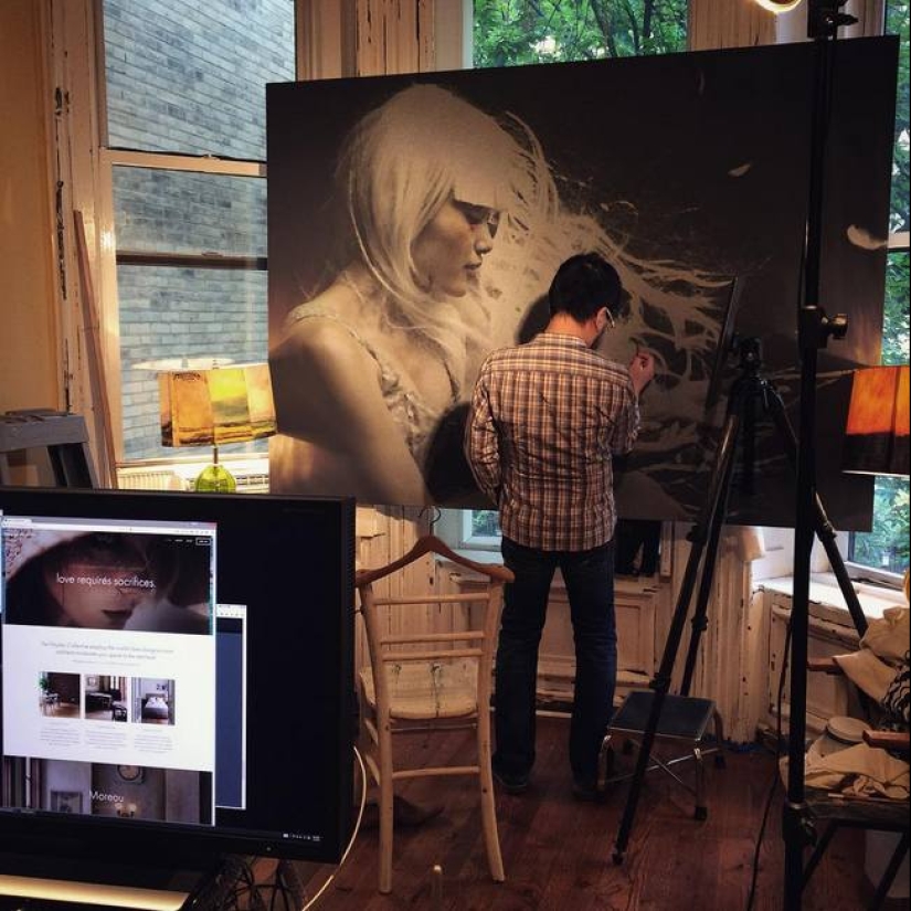Retratos hiperrealistas del artista japonés Hiro Kitayama