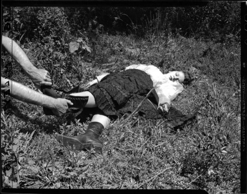 Retro shock: a grotesque crime scene images from the us media 40 years