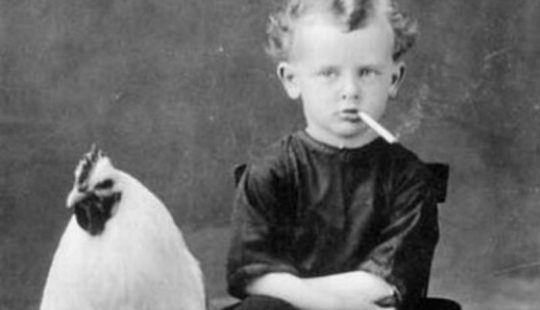 Retrofoto de la serie " What the fuck?!"