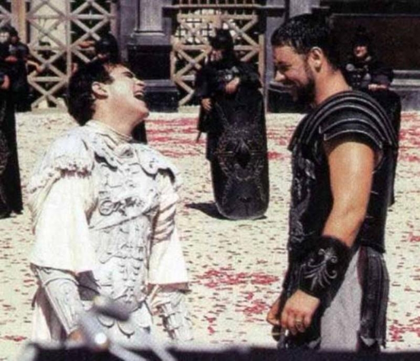 Risas entre bastidores entre tomas