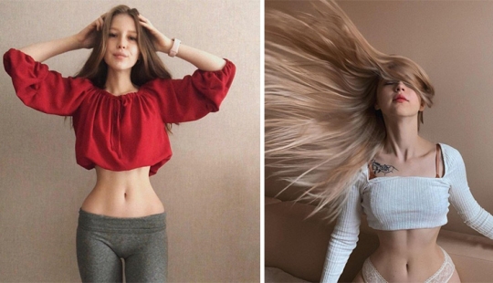 Russian woman Lina Sunspot and her incredible waist, which is hard to believe Russian woman Lina Sunspot and her incredible waist, which is hard to believe