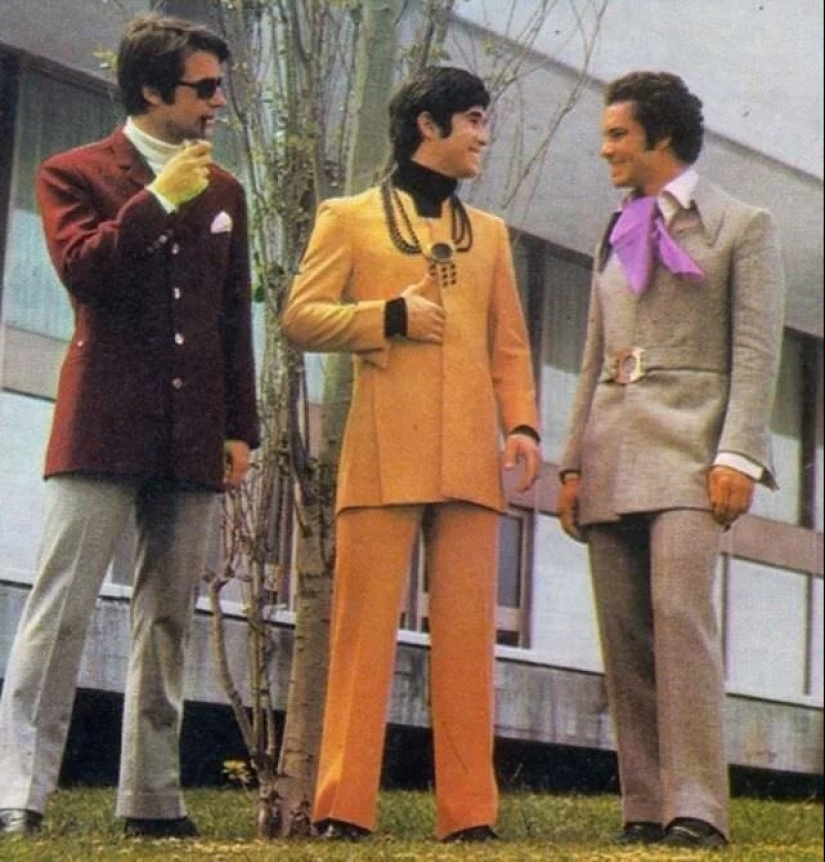 Ruthless men's fashion of the 70s Ruthless men's fashion of the 70s