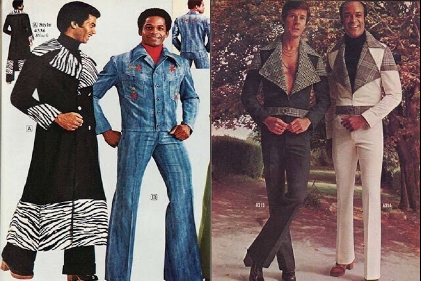 Ruthless men's fashion of the 70s Ruthless men's fashion of the 70s