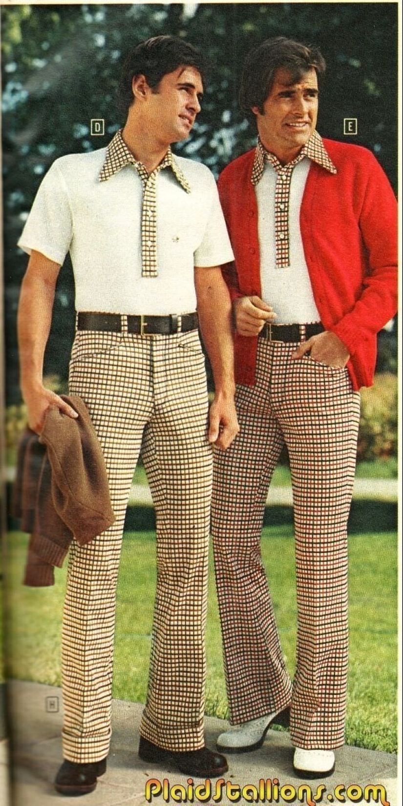 Ruthless men's fashion of the 70s Ruthless men's fashion of the 70s