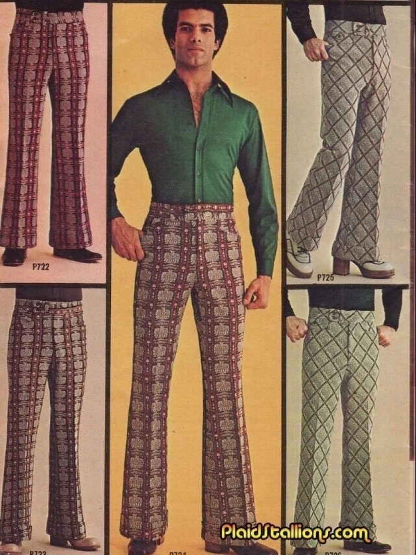 Ruthless men's fashion of the 70s Ruthless men's fashion of the 70s