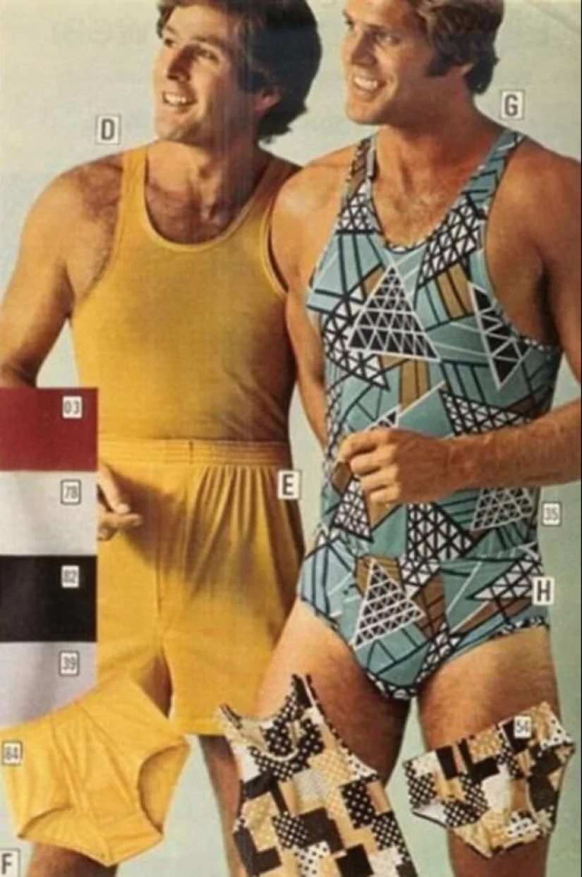 Ruthless men's fashion of the 70s Ruthless men's fashion of the 70s