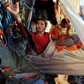 Sí, para durar la noche: cómo duermen los escaladores en las montañas Sí, para durar la noche: cómo duermen los escaladores en las montañas