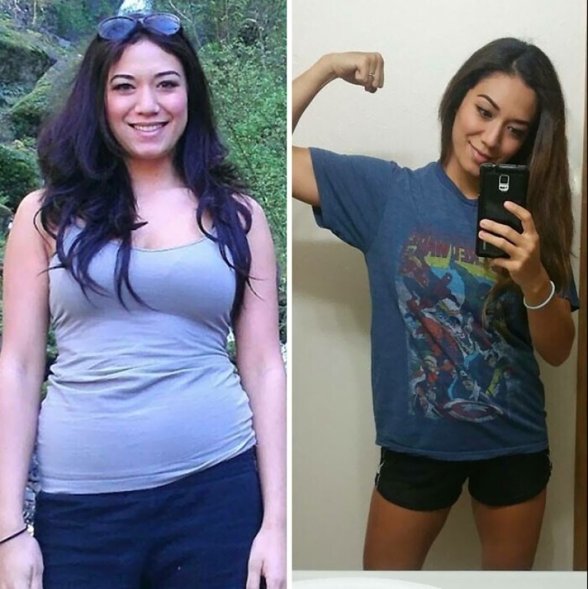 Same weight, different body: 30 examples of "before" and "after" training in the gym Same weight, different body: 30 examples of "before" and "after" training in the gym