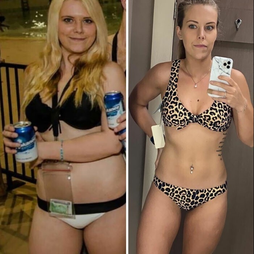 Same weight, different body: 30 examples of "before" and "after" training in the gym Same weight, different body: 30 examples of "before" and "after" training in the gym