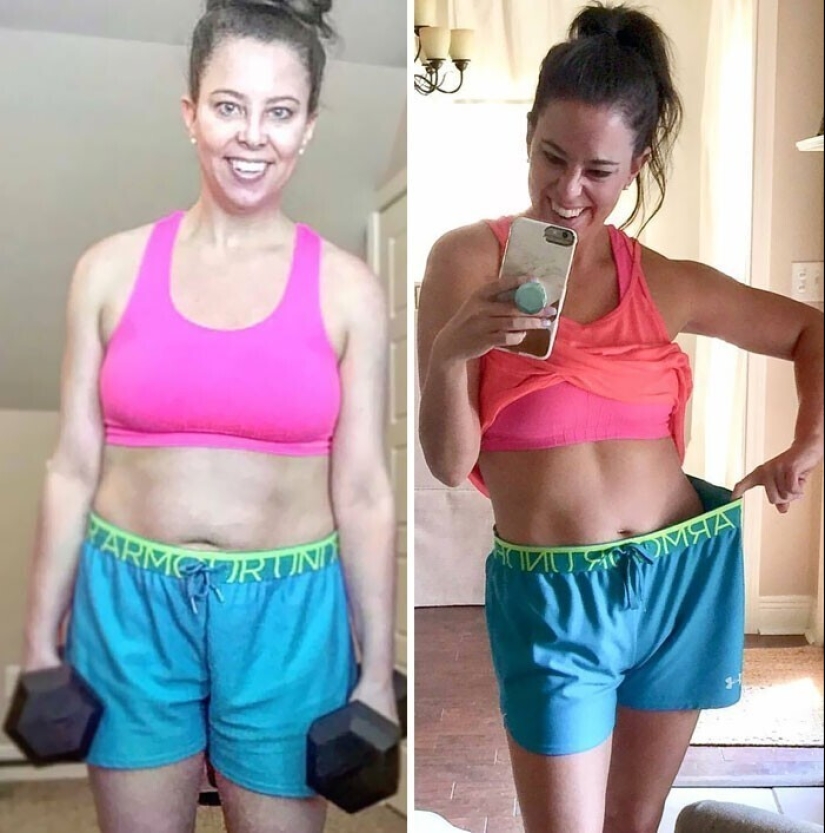 Same weight, different body: 30 examples of "before" and "after" training in the gym Same weight, different body: 30 examples of "before" and "after" training in the gym