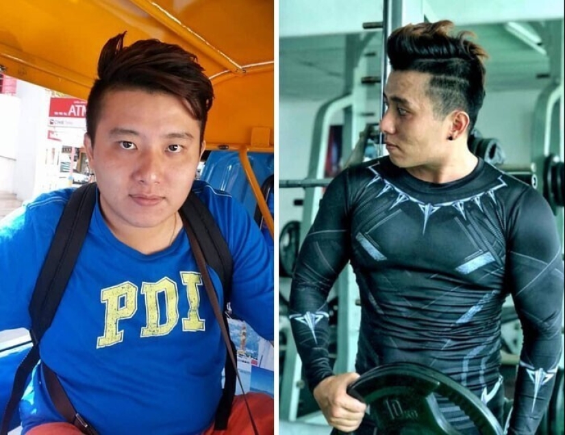 Same weight, different body: 30 examples of "before" and "after" training in the gym Same weight, different body: 30 examples of "before" and "after" training in the gym