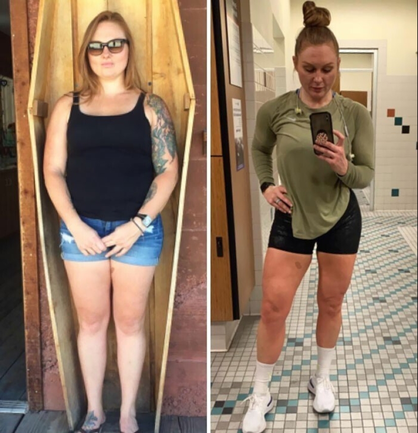 Same weight, different body: 30 examples of "before" and "after" training in the gym Same weight, different body: 30 examples of "before" and "after" training in the gym