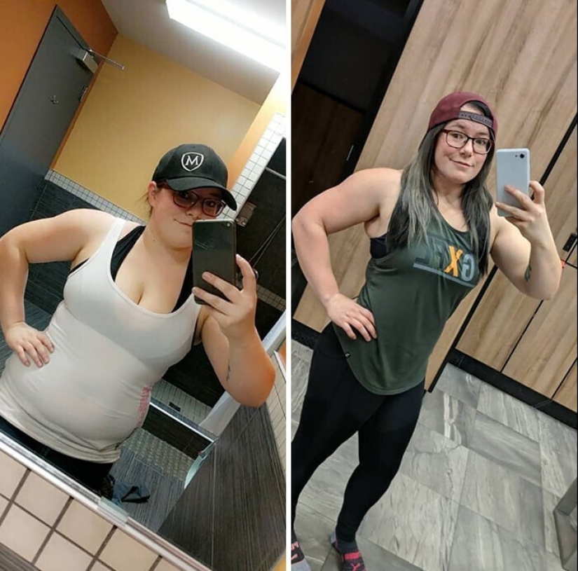 Same weight, different body: 30 examples of "before" and "after" training in the gym Same weight, different body: 30 examples of "before" and "after" training in the gym