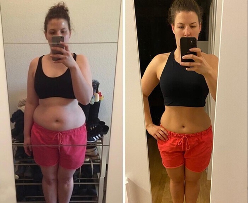 Same weight, different body: 30 examples of "before" and "after" training in the gym Same weight, different body: 30 examples of "before" and "after" training in the gym