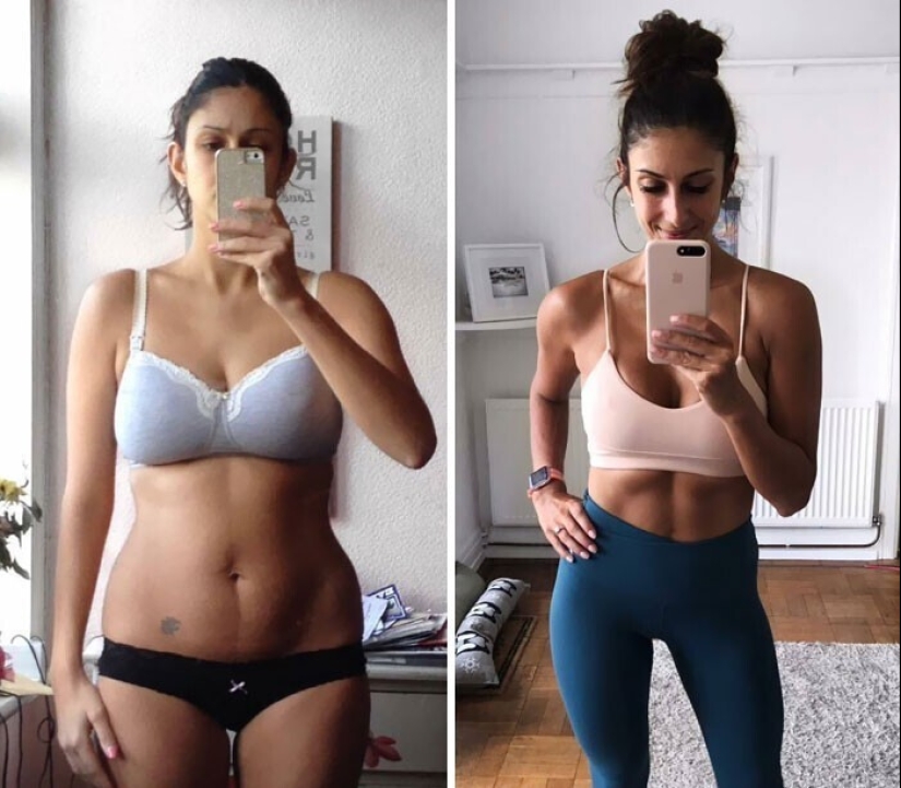 Same weight, different body: 30 examples of "before" and "after" training in the gym Same weight, different body: 30 examples of "before" and "after" training in the gym