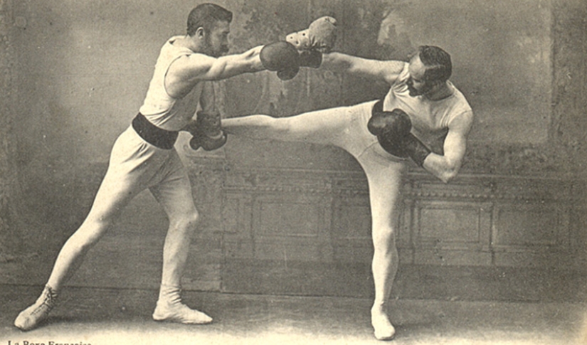 Savate Boxeo expulsado de la taberna