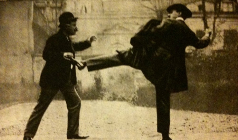 Savate Boxing kicked out of the tavern