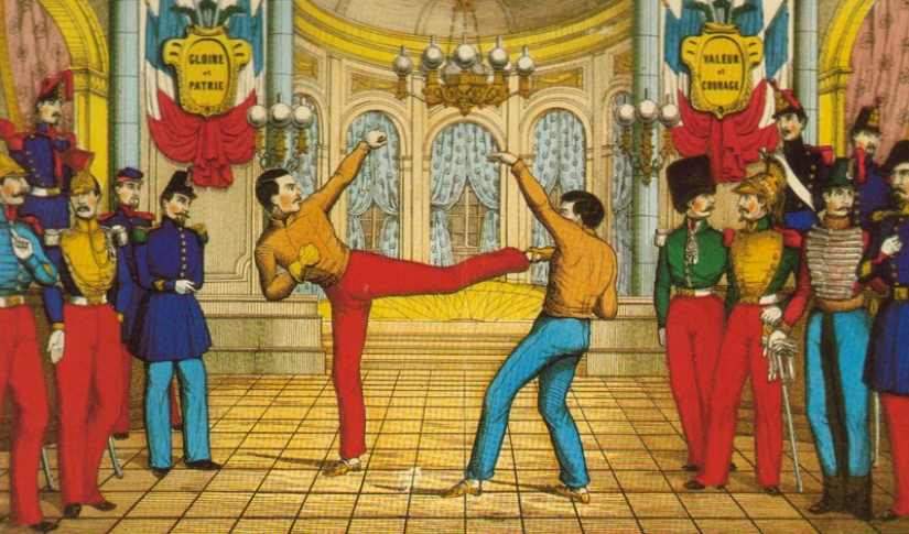 Savate Boxing kicked out of the tavern